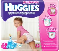 Купить подгузники Huggies Pants Girl 5 (/ 32 pcs) по цене от 335 грн.