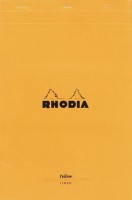 Купить блокнот Rhodia Ruled Pad №19 Yellow  по цене от 350 грн.