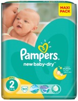 Купить подгузники Pampers New Baby-Dry 2 (/ 80 pcs) по цене от 401 грн.