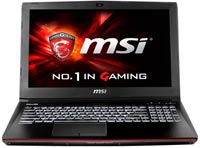 Купить ноутбук MSI GE62 2QF Apache Pro (GE62 2QF-406) по цене от 26367 грн.