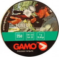Купить пули и патроны Gamo Hunter 5.5 mm 1.0 g 250 pcs  по цене от 132 грн.