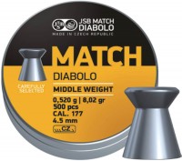 Купить пули и патроны JSB Match Diablo 4.51 mm 0.52 g 500 pcs  по цене от 159 грн.