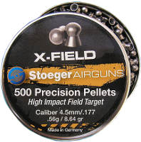 Купить пули и патроны Stoeger X-Field Target 4.5 mm 0.56 g 500 pcs  по цене от 272 грн.
