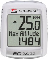 Купить велокомпьютер / спидометр Sigma Sport BC 14.12 Alti: цена от 1330 грн.