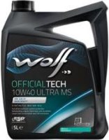 Купить моторное масло WOLF Officialtech 10W-40 Ultra MS 5L  по цене от 985 грн.