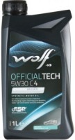 Купить моторное масло WOLF Officialtech 5W-30 C4 1L  по цене от 327 грн.