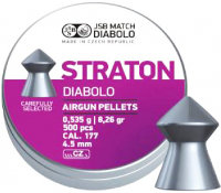 Купить кулі й патрони JSB Diabolo Straton 4.5 mm 0.53 g 500 pcs: цена от 590 грн.