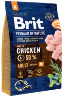 Купить корм для собак Brit Premium Adult M 3 kg  по цене от 409 грн.
