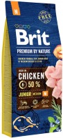 Купить корм для собак Brit Premium Junior M 15 kg  по цене от 2050 грн.
