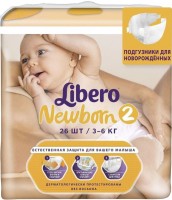 Купить подгузники Libero Newborn 2 (/ 26 pcs) по цене от 189 грн.