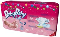 Купить подгузники BabyBaby Soft Premium 2 (/ 62 pcs)