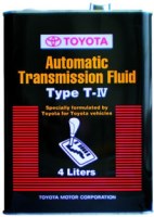 Купить трансмиссионное масло Toyota ATF Type T-IV 4L  по цене от 1606 грн.