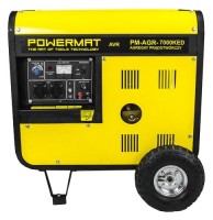 Купить электрогенератор Powermat PM-AGR 7000KED  по цене от 14400 грн.