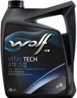 Купить трансмиссионное масло WOLF Vitaltech ATF DIII 5L: цена от 1216 грн.