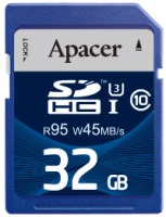 Купить карта памяти Apacer SD UHS-I 95/45 Class 10 (SDHC UHS-I 95/45 Class 10 32Gb) по цене от 679 грн.