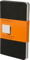 Купить блокнот Moleskine Set of 3 Ruled Cahier Journals Pocket Black  по цене от 395 грн.