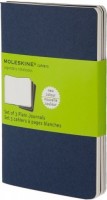 Купить блокнот Moleskine Set of 3 Plain Cahier Journals Pocket Blue  по цене от 395 грн.