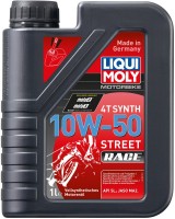 Купить моторное масло Liqui Moly Motorbike 4T Synth Street Race 10W-50 1L  по цене от 754 грн.