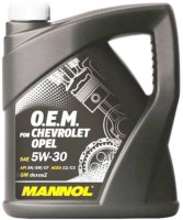 Купить моторное масло Mannol O.E.M. for Chevrolet Opel 5W-30 4L  по цене от 820 грн.