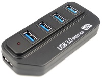 Купити кардридер / USB-хаб Lapara LA-USB304A  за ціною від 286 грн.