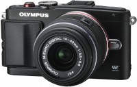Купить фотоаппарат Olympus E-PL5 kit 14-42 + 40-150  по цене от 14823 грн.
