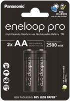 Купить аккумулятор / батарейка Panasonic Eneloop Pro 2xAA 2500 mAh  по цене от 588 грн.