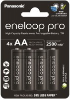 Купити акумулятор / батарейка Panasonic Eneloop Pro 4xAA 2500 mAh  за ціною від 850 грн.