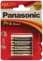 Купить аккумулятор / батарейка Panasonic Pro Power 4xAAA  по цене от 188 грн.