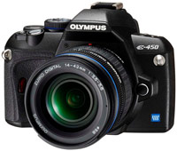 Купить фотоаппарат Olympus E-450 kit  по цене от 13052 грн.