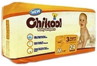 Купити підгузки Chikool Baby Diapers M (/ 24 pcs) за ціною від 55 грн.