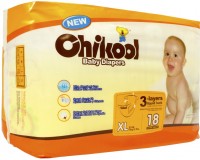 Купить подгузники Chikool Baby Diapers XL (/ 18 pcs) по цене от 61 грн.