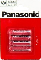 Купить аккумулятор / батарейка Panasonic Red Zink 4xAAA  по цене от 42 грн.