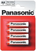 Купить аккумулятор / батарейка Panasonic Red Zink 4xAA  по цене от 46 грн.
