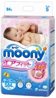 Купить подгузники Moony Diapers S (/ 84 pcs) по цене от 1180 грн.