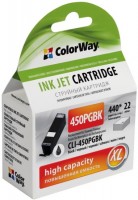 Купить картридж ColorWay CW-CLI-450BK  по цене от 498 грн.