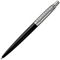 Купить ручка Parker Jotter Premium Satin Black SS Chiselled BP  по цене от 887 грн.