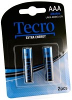 Купить аккумулятор / батарейка Tecro Extra Energy 2xAAA  по цене от 104 грн.
