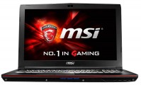 Купити ноутбук MSI GP62 6QE Leopard Pro (GP626 QE-1608X) за ціною від 33592 грн.