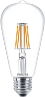 Купить лампочка Philips LED Filament ST64 7.5W 2700K E27  по цене от 300 грн.