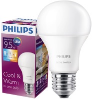 Купить лампочка Philips LED Scene Switch A60 9.5W 3000K/6500K E27  по цене от 197 грн.