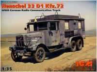 Купить сборная модель ICM Henschel 33 D1 Kfz.72 (1:35)  по цене от 1310 грн.