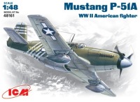 Купить сборная модель ICM Mustang P-51A (1:48)  по цене от 547 грн.