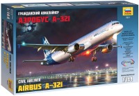 Купить сборная модель Zvezda Airbus A-321 (1:144)  по цене от 891 грн.