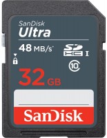Купить карта памяти SanDisk Ultra 48 MB/s SD Class 10 UHS-I (Ultra 48 MB/s SDHC Class 10 UHS-I 32Gb) по цене от 362 грн.