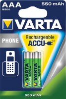 Купить аккумулятор / батарейка Varta Professional Phone Power 2xAAA 550 mAh  по цене от 203 грн.