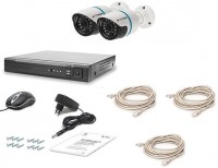 Купить комплект видеонаблюдения Tecsar IP 2OUT Lux  по цене от 1566 грн.