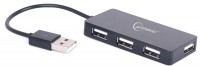 Купить картридер / USB-хаб Gembird UHB-U2P4-03  по цене от 199 грн.