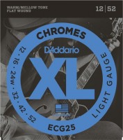 Купить струны DAddario XL Chromes Flat Wound 12-52  по цене от 915 грн.