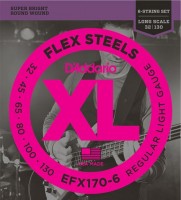 Купить струны DAddario XL FlexSteels 6-String Bass 32-130  по цене от 363 грн.