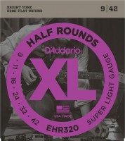 Купить струны DAddario XL Half Rounds 9-42  по цене от 533 грн.